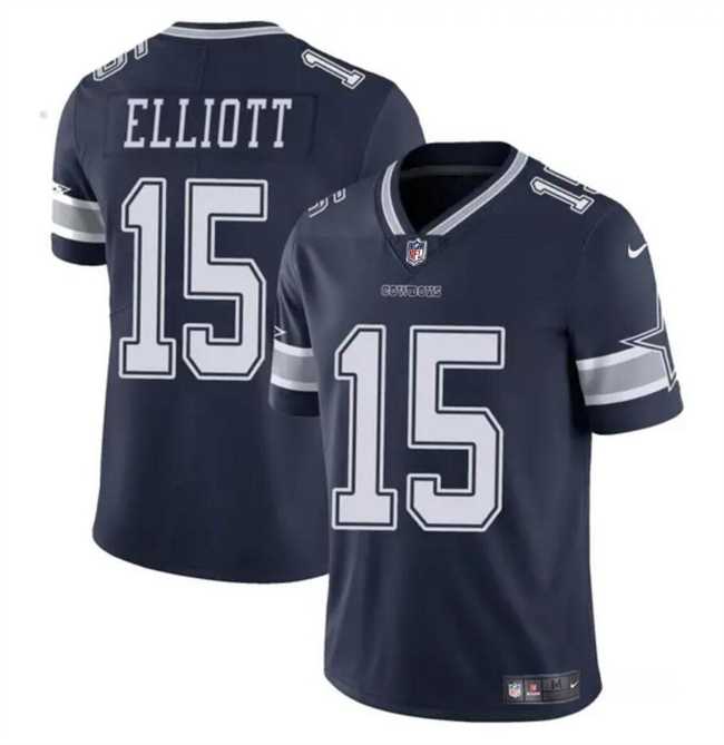 Men & Women & Youth Dallas Cowboys #15 Ezekiel Elliott Navy Vapor Untouchable Limited Stitched Jersey->cleveland browns->NFL Jersey